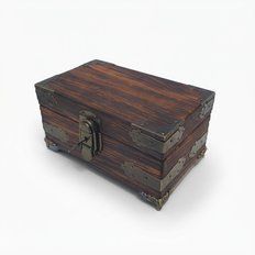 Шкатулка з замочком "Аделіна"  20х12х9.6 см. 2102.40.45.55 фото