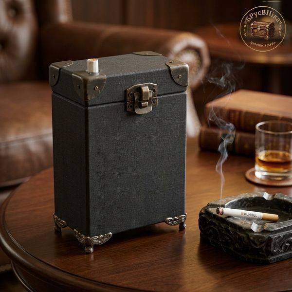 Цигарниця-портсигар &laquo;Dunhill&raquo; (Данхілл) універсальний з отвором 80/100 8х4.8х11.3 см. 7108.49.55 фото