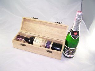 Заготівля-футляр "Винний одинарний" 36х11х9.8 см. 1820 фото