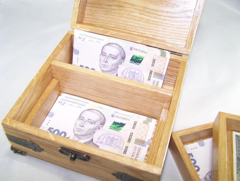 Купюрниця 3-рівнева з відділом "Олена" 20х20х10.3 см. 50.40.1414 фото