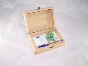 Заготівля-купюрниця з поличкою для ручки 18х12.5х6.5 см. 1408Ф фото