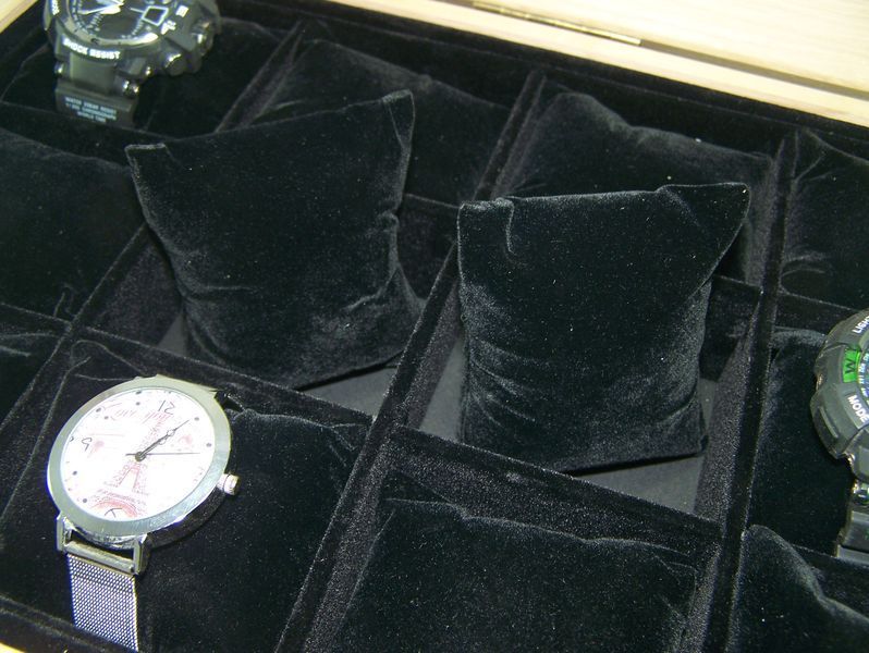 Заготівля-футляр "Для годинників 12 шт." 37.2х26х8.3 см. 1839 фото