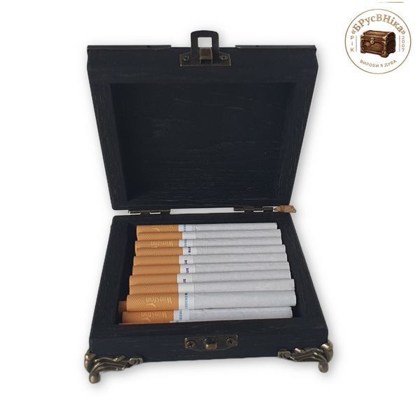 Цигарниця-портсигар "80"  "Ashton" (Ештон) 11х11х3.3 см. 7103.49.55 фото